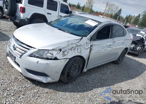 2013 Nissan Sentra Sv from USA, damaged, VIN 1N4AB7AP3DN905673